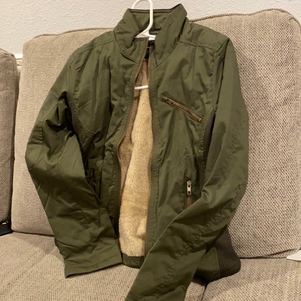 Olive green jacket